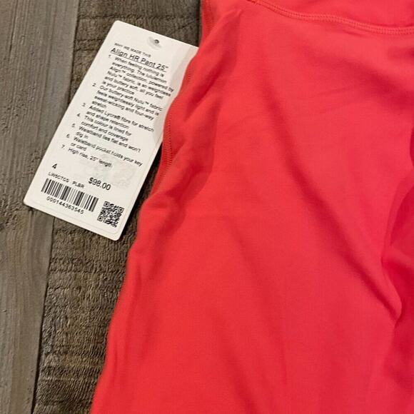 NWT Lululemon Align High-Rise Pant 25" | Pale Raseberry | Size 4 - Picture 11 of 12